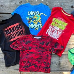 Lot of dry fit boys shirts